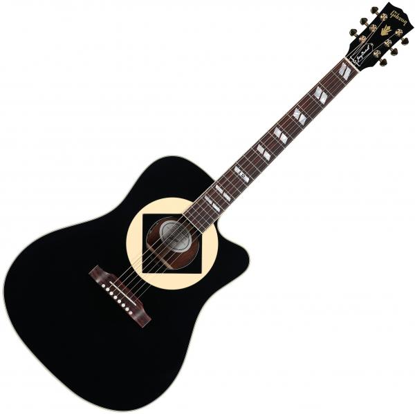 Acoustic guitar & electro Gibson Jerry Cantrell Atone Songwriter - Ebony