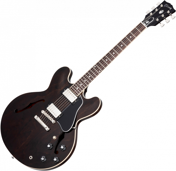 Semi-hollow electric guitar Gibson Custom Shop Jim James ES-335 - 70s walnut