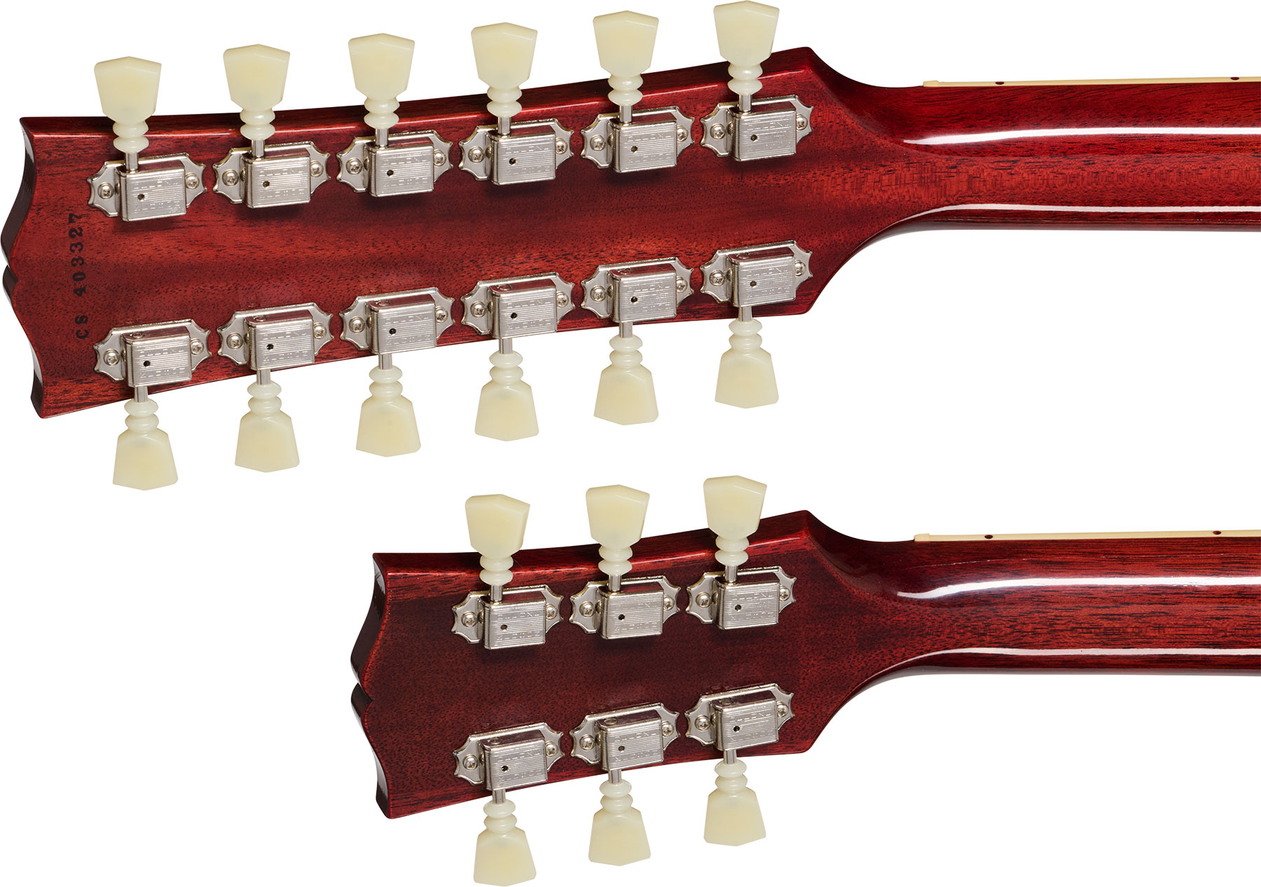 Gibson Custom Shop Jimmy Page Eds1275 Doubleneck 1969 Signature 2s Ht Rw - Vos '69 Cherry - Double neck guitar - Variation 6