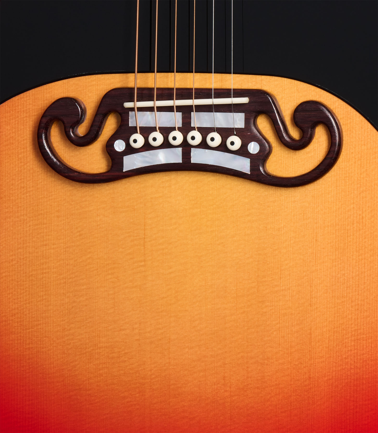 Gibson Custom Shop Johnny Cash Sj200 Tout Erable Rw - Vintage Cherry Sunburst - Folk guitar - Variation 4