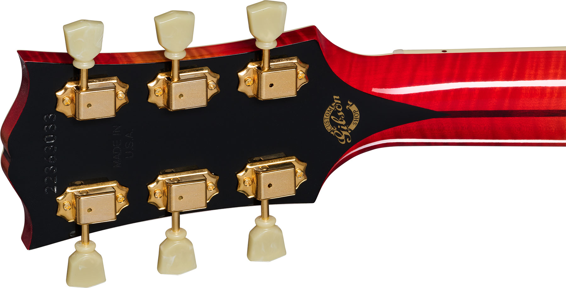 Gibson Custom Shop Johnny Cash Sj200 Tout Erable Rw - Vintage Cherry Sunburst - Folk guitar - Variation 6