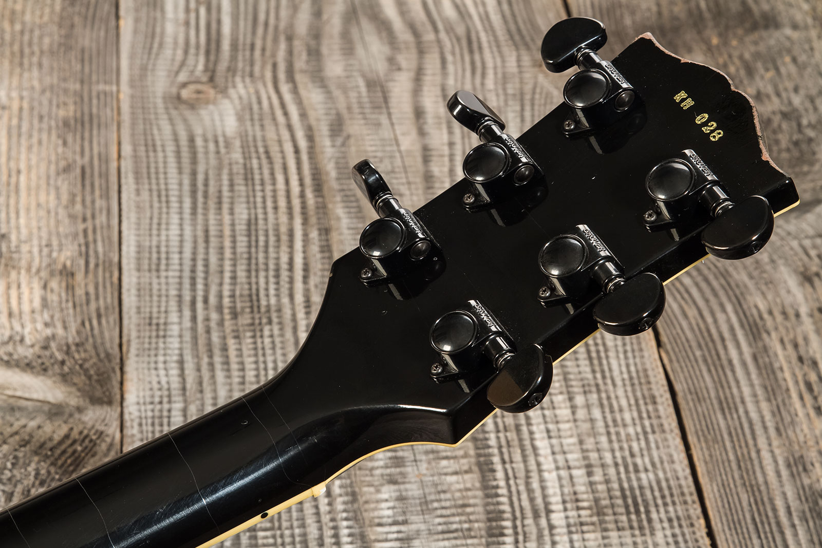 Gibson Custom Shop Kirk Hammett Les Paul Custom 1989 2h Ht Eb #kh28 - Murphy Lab Aged Ebony - Signature electric guitar - Variation 9