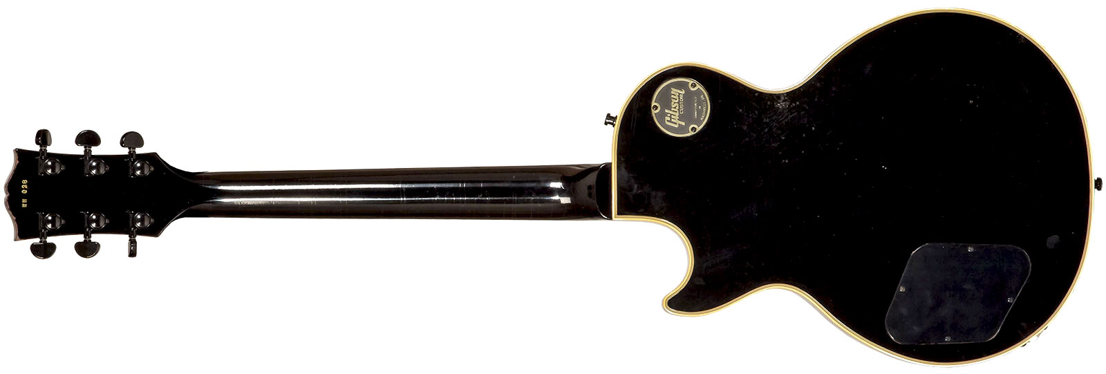 Gibson Custom Shop Kirk Hammett Les Paul Custom 1989 2h Ht Eb #kh28 - Murphy Lab Aged Ebony - Signature electric guitar - Variation 1