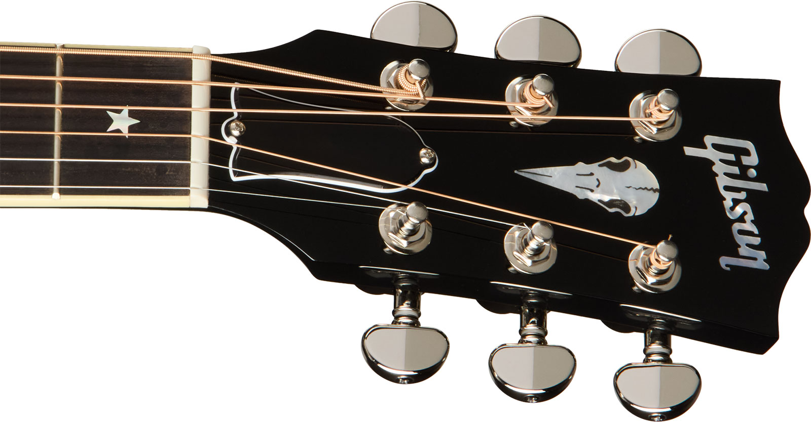 Gibson Custom Shop Kirk Hammett Raven Ltd Signature Epicea Acajou Eb - Emb 28/10 - Ebony - Folk guitar - Variation 4