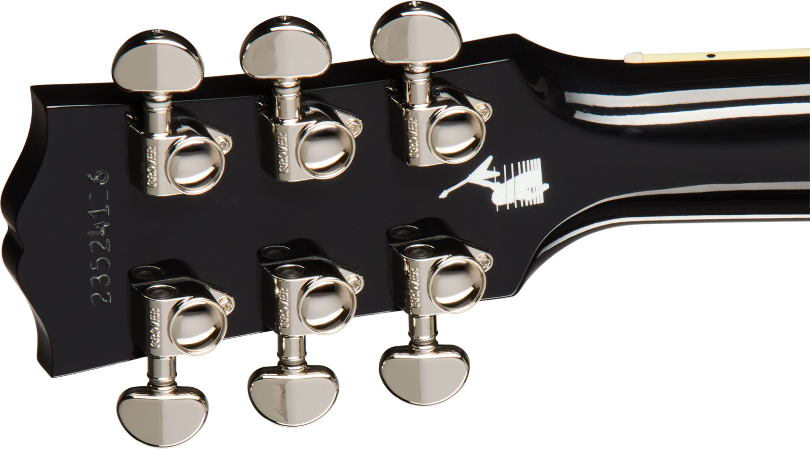 Gibson Custom Shop Kirk Hammett Raven Ltd Signature Epicea Acajou Eb - Emb 28/10 - Ebony - Folk guitar - Variation 5