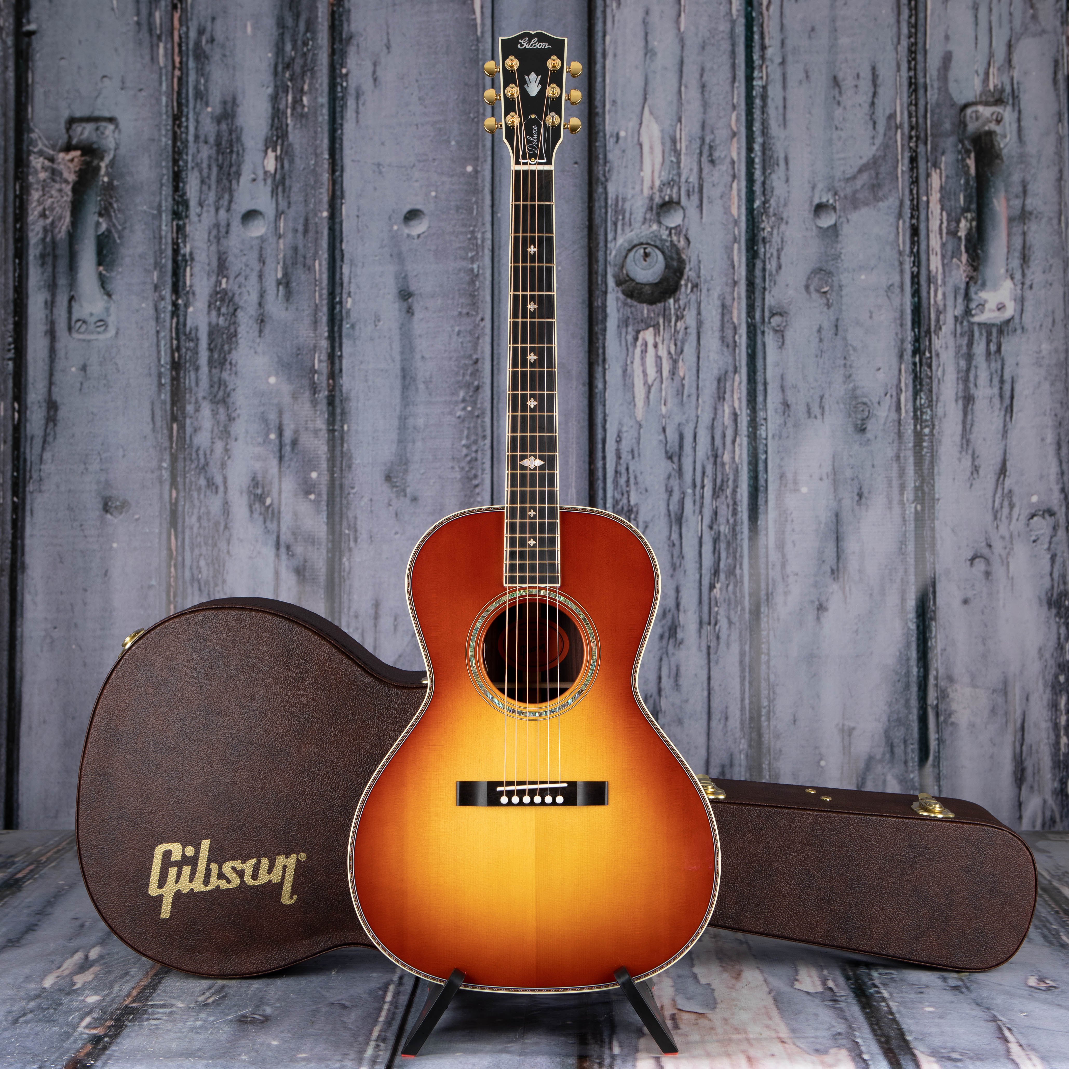Gibson Custom Shop L-00 Deluxe Epicea Palissandre Eb - Rosewood Burst - Acoustic guitar & electro - Variation 3