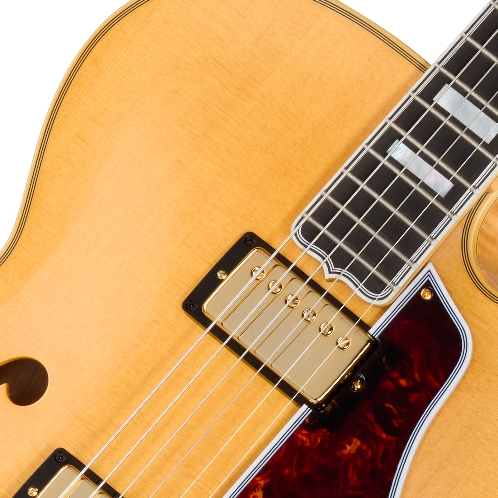 Gibson Custom Shop L5 Ces 1957 Reissue 2h Ht Eb - Vos Antique Natural - Hollow-body electric guitar - Variation 2