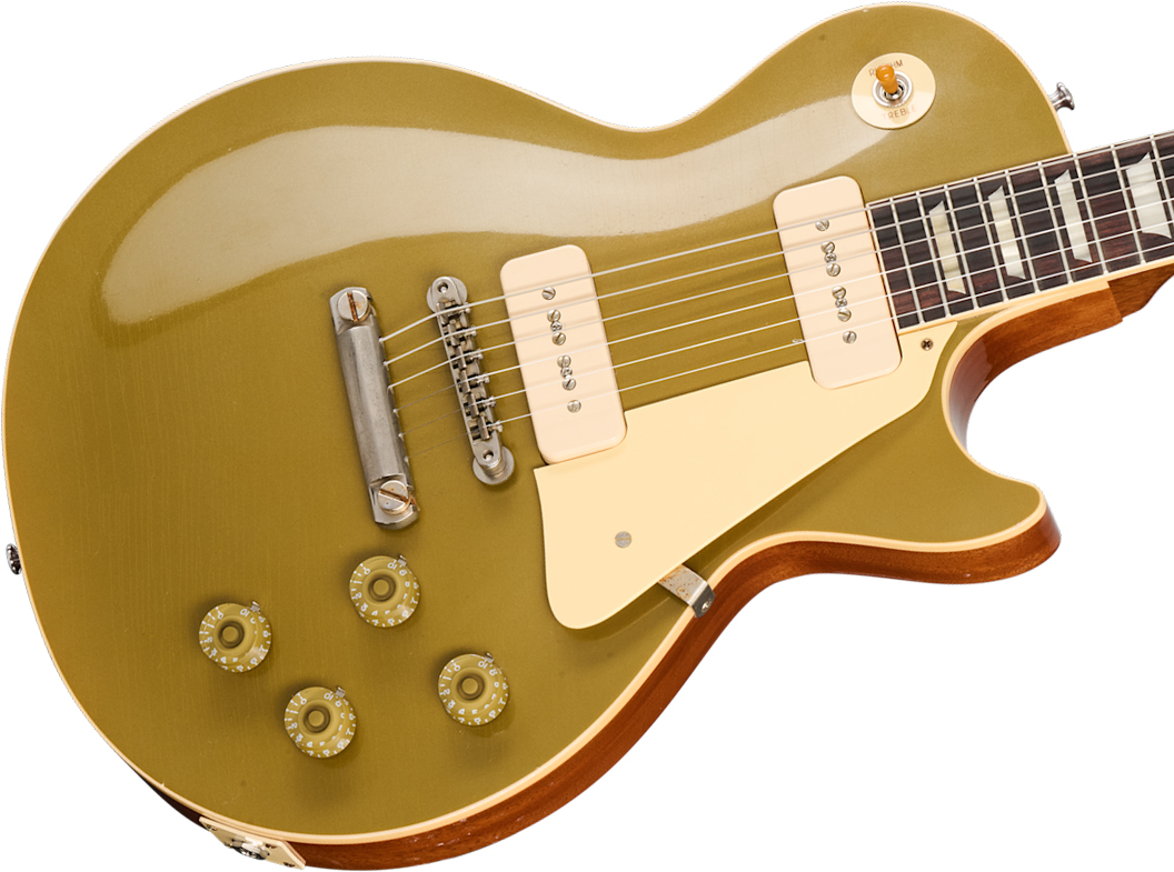 Gibson Custom Shop Les Paul 1955 Namm Show Commemorative 2s P90 Rw - Murphy Lab Light Aged Nugget Gold - Single cut electric guitar - Variation 3