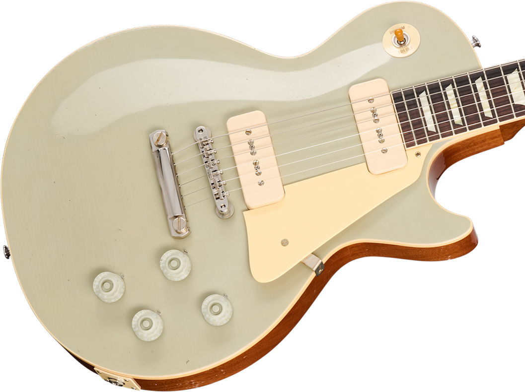 Gibson Custom Shop Les Paul 1955 Namm Show Commemorative 2s P90 Rw - Murphy Lab Light Aged Platinium - Single cut electric guitar - Variation 3
