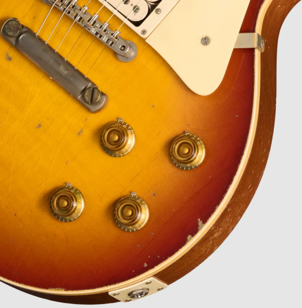 Gibson Custom Shop Les Paul 1957 Reissue Le Ltd 2h Ht Rw - Murphy Lab Ultra Heavy Aged Refin Burst - Single cut electric guitar - Variation 2