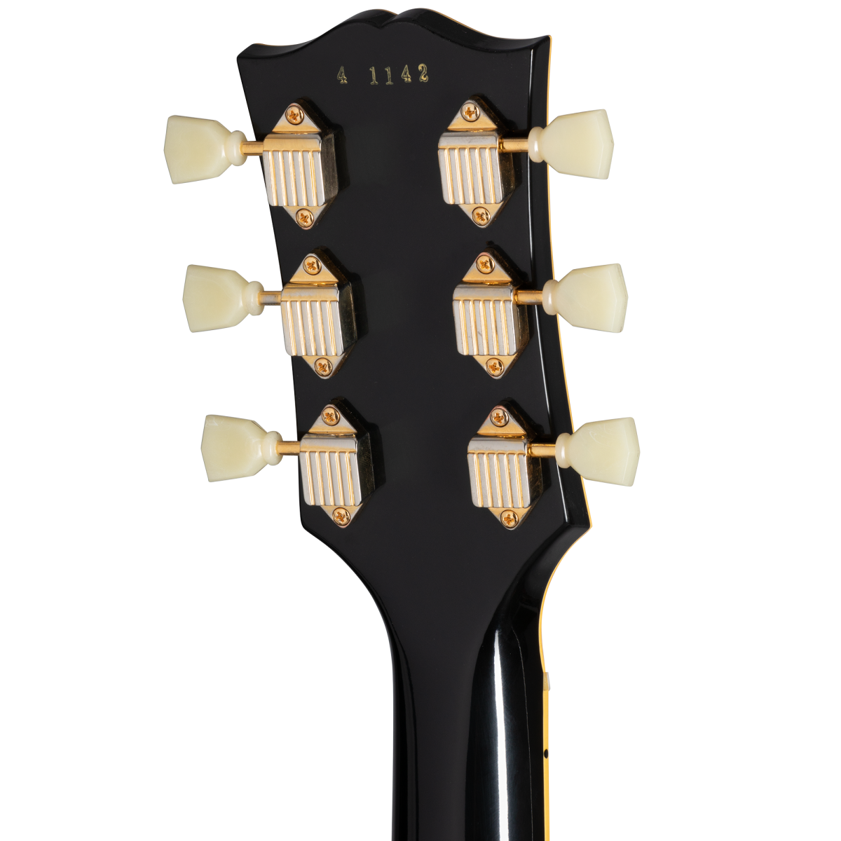 Gibson Custom Shop Les Paul Custom 1954 Black Beauty 2h Ht Rw - Vos Ebony - Single cut electric guitar - Variation 5