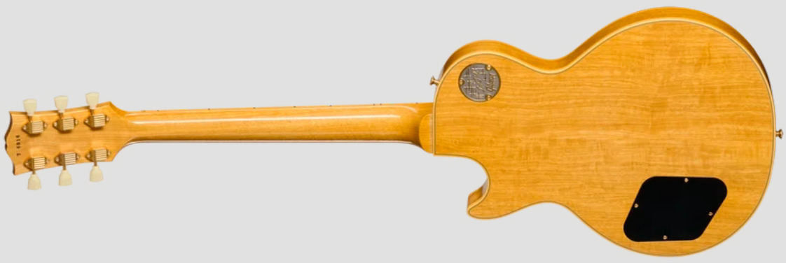 Gibson Custom Shop Les Paul Custom 1957 Korina Le Ltd 2h Ht Eb - Vos Antique Natural - Single cut electric guitar - Variation 3