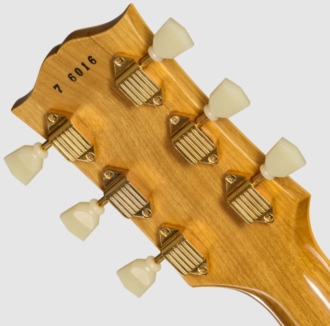 Gibson Custom Shop Les Paul Custom 1957 Korina Le Ltd 2h Ht Eb - Vos Antique Natural - Single cut electric guitar - Variation 7