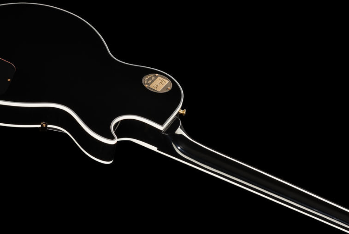 Gibson Custom Shop Les Paul Custom 2019 Lh Gaucher Hh Ht Eb - Ebony - Left-handed electric guitar - Variation 4
