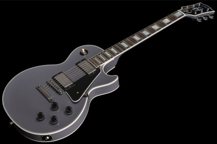 Gibson Custom Shop Les Paul Custom 2h Ht Eb - Arctic Blast - Single cut electric guitar - Variation 2