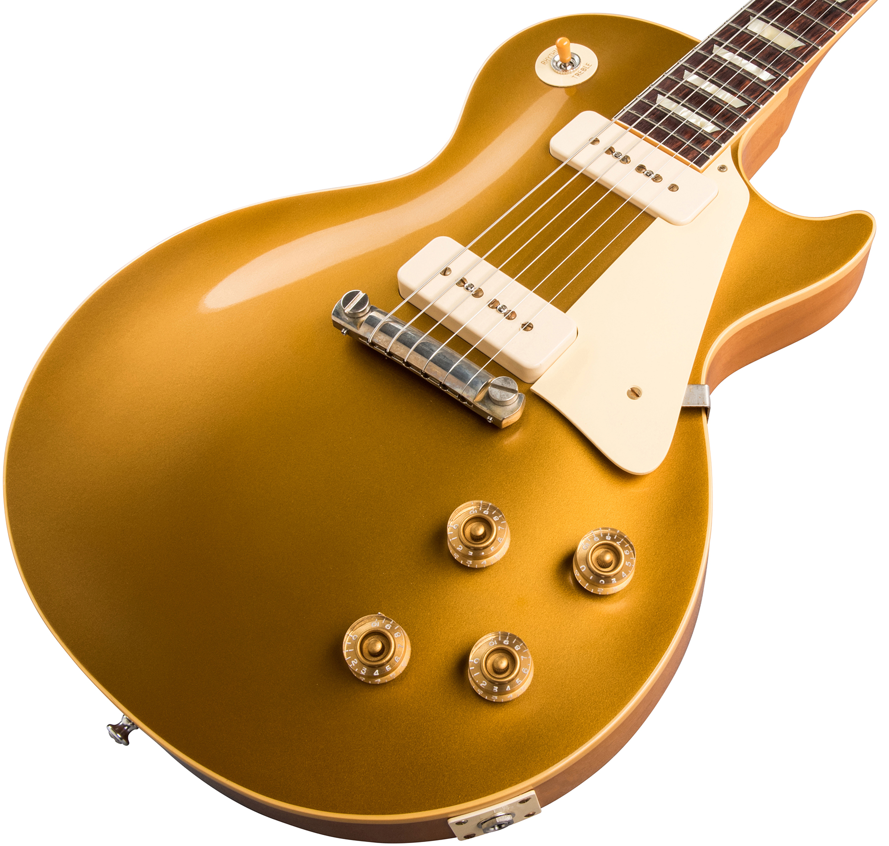 Gibson Custom Shop Les Paul Goldtop 1954 Reissue 2019 2p90 Ht Rw - Vos Double Gold - Single cut electric guitar - Variation 3