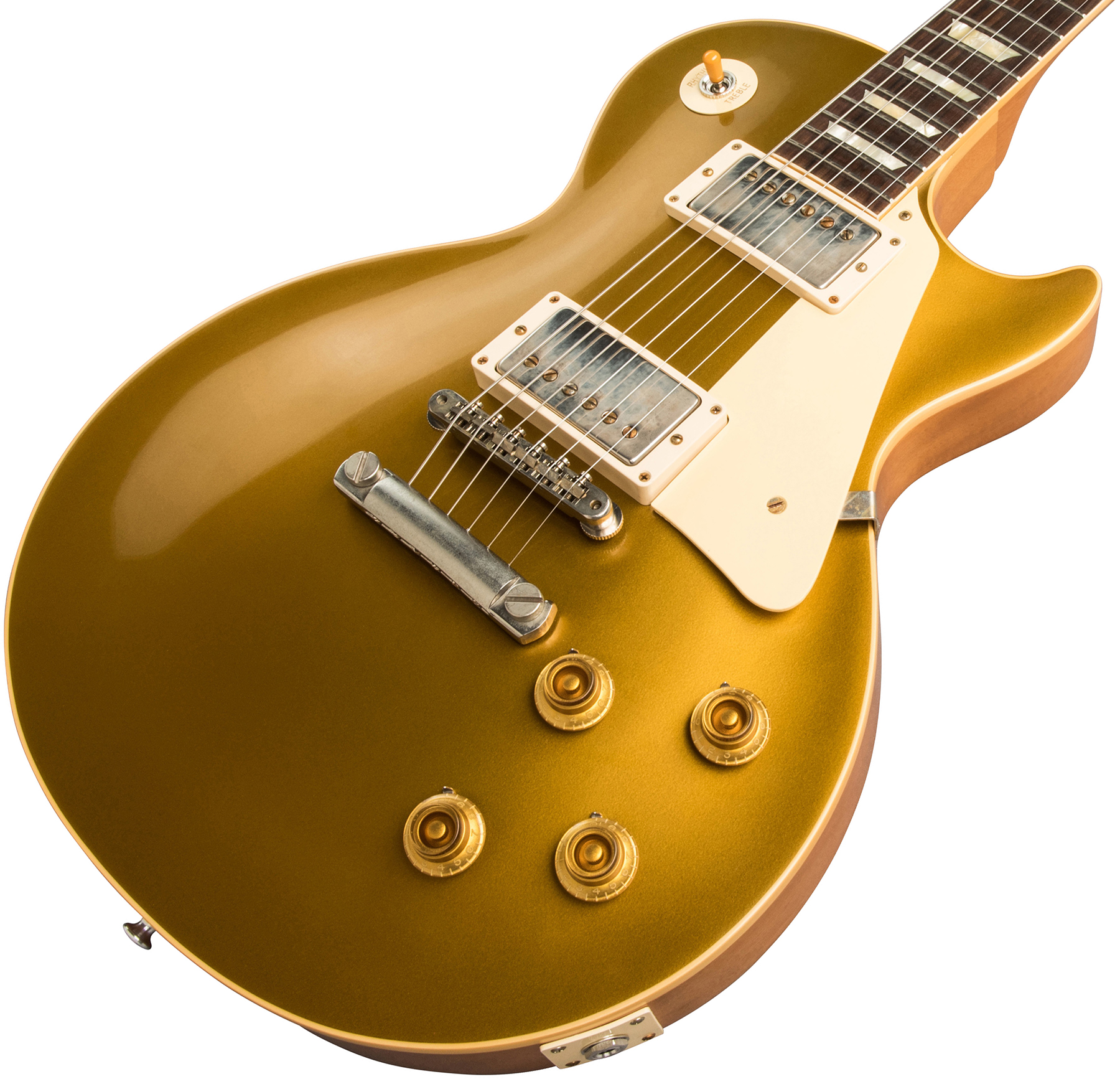 Gibson Custom Shop Les Paul Goldtop 1957 Reissue 2019 2h Ht Rw - Vos Double Gold - Single cut electric guitar - Variation 3