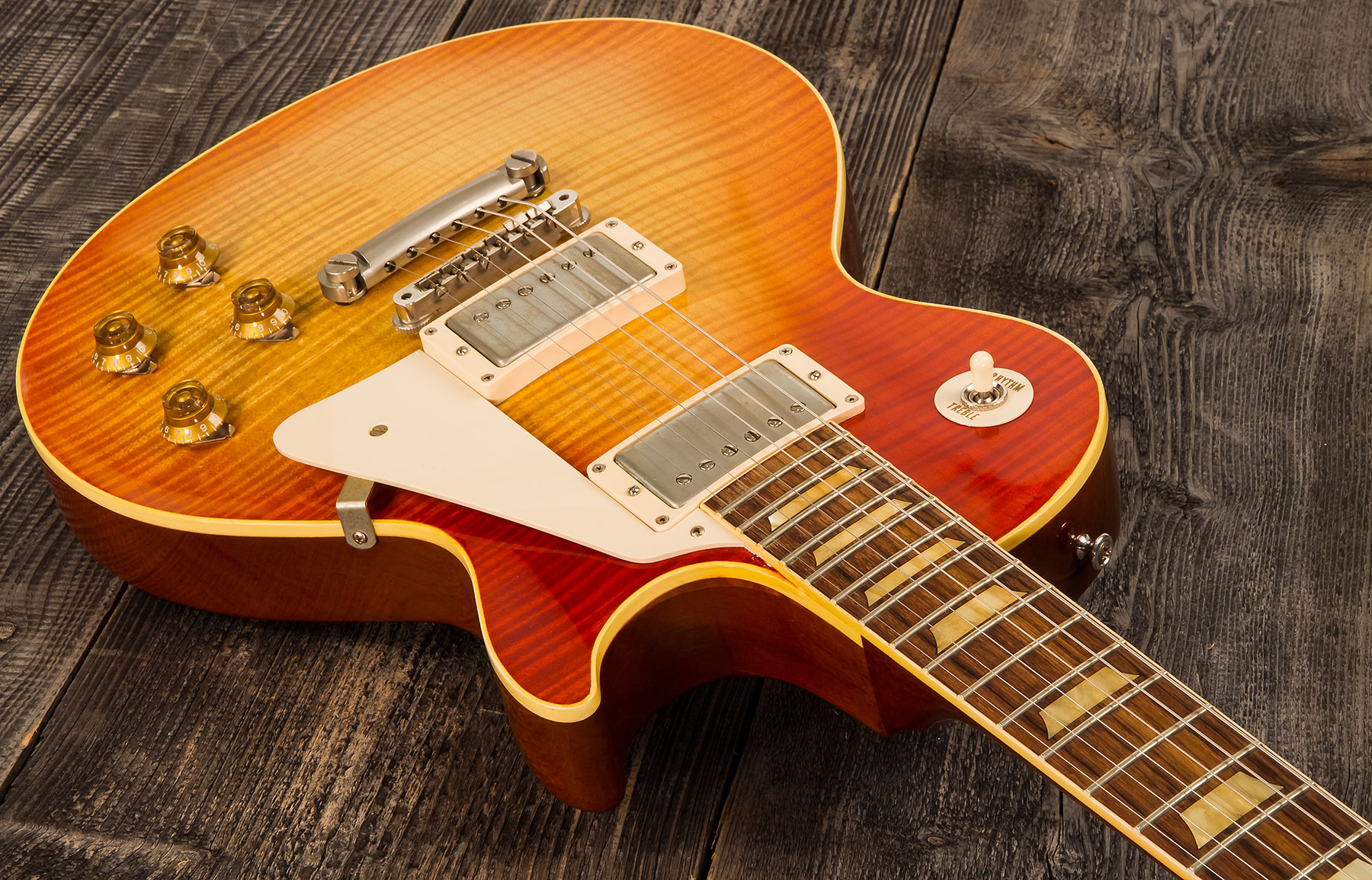 Gibson Custom Shop Les Paul Les Paul 1959 Southern Rock Tribute 2h Rw #srt0021 - Vos Reverse Burst - Single cut electric guitar - Variation 1