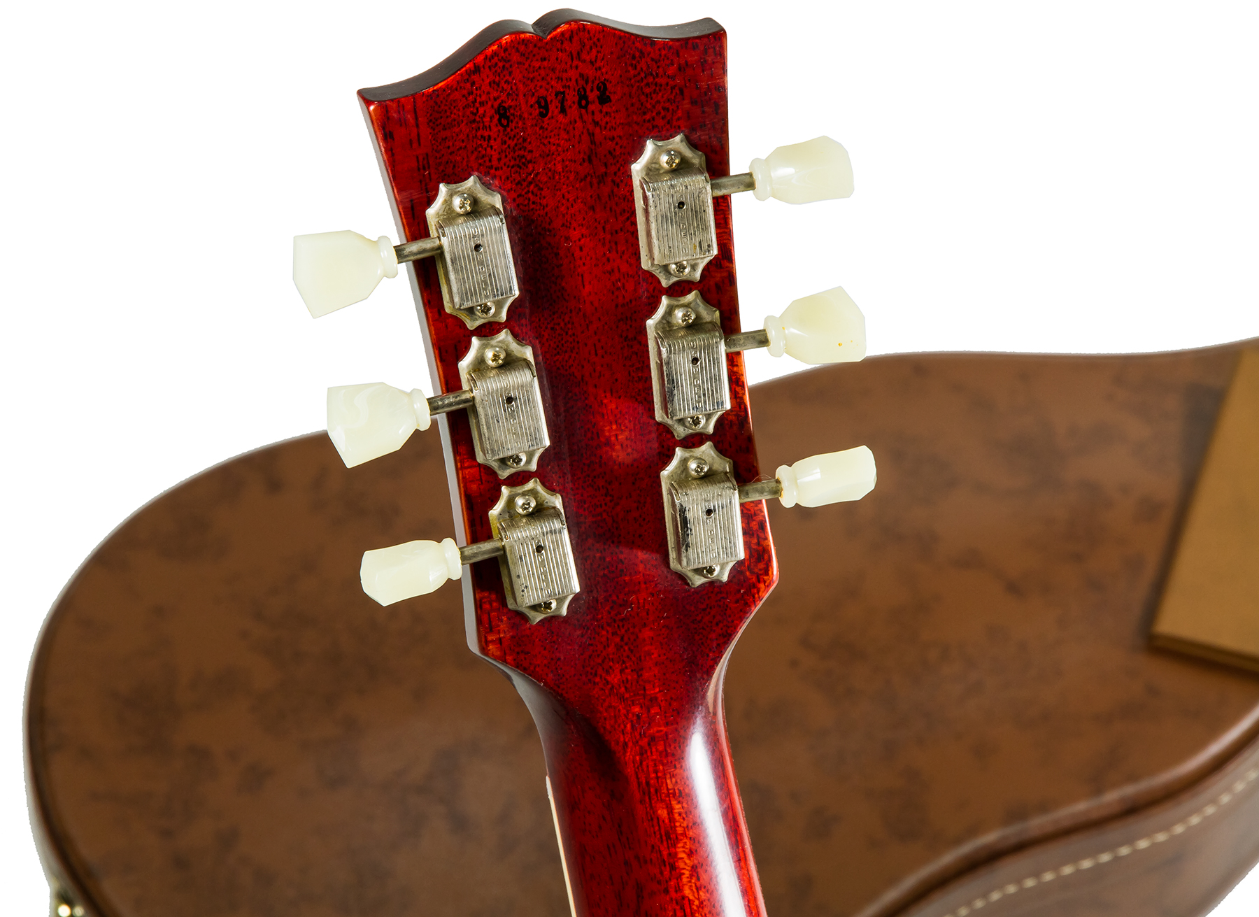 Gibson Custom Shop Les Paul Standard 1958 Reissue 2019 2h Ht Rw #89782 - Vos Washed Cherry Sunburst - Single cut electric guitar - Variation 5