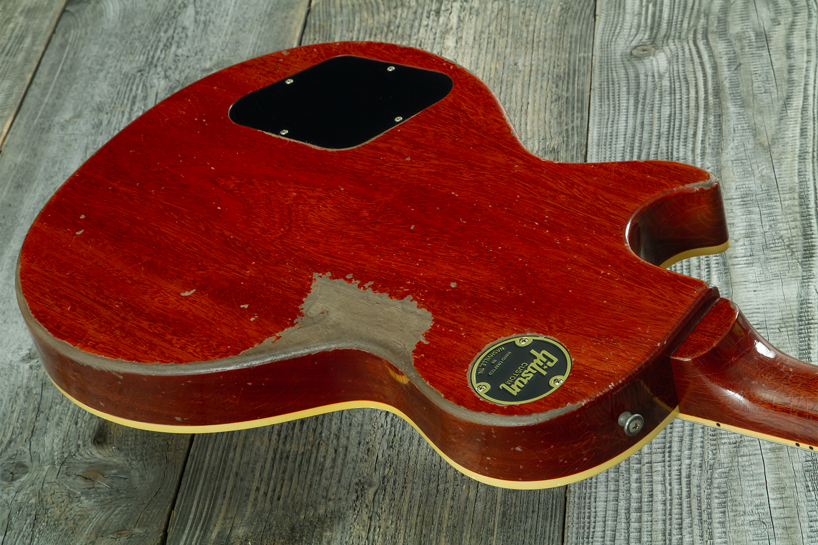 Gibson Custom Shop Les Paul Standard 1958 Reissue 2h Ht Rw #83205 - Murphy Lab Heavy Aged Lemon Burst - Single cut electric guitar - Variation 8