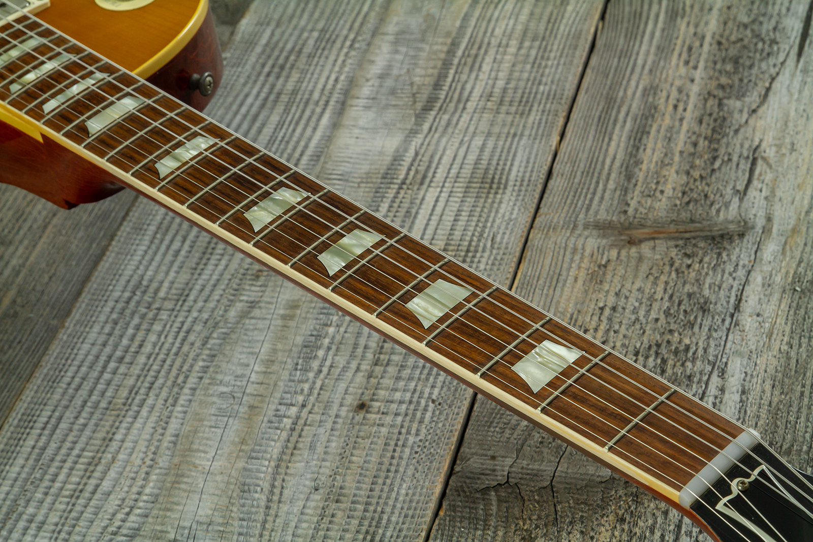 Gibson Custom Shop Les Paul Standard 1958 Reissue 2h Ht Rw #83205 - Murphy Lab Heavy Aged Lemon Burst - Single cut electric guitar - Variation 6