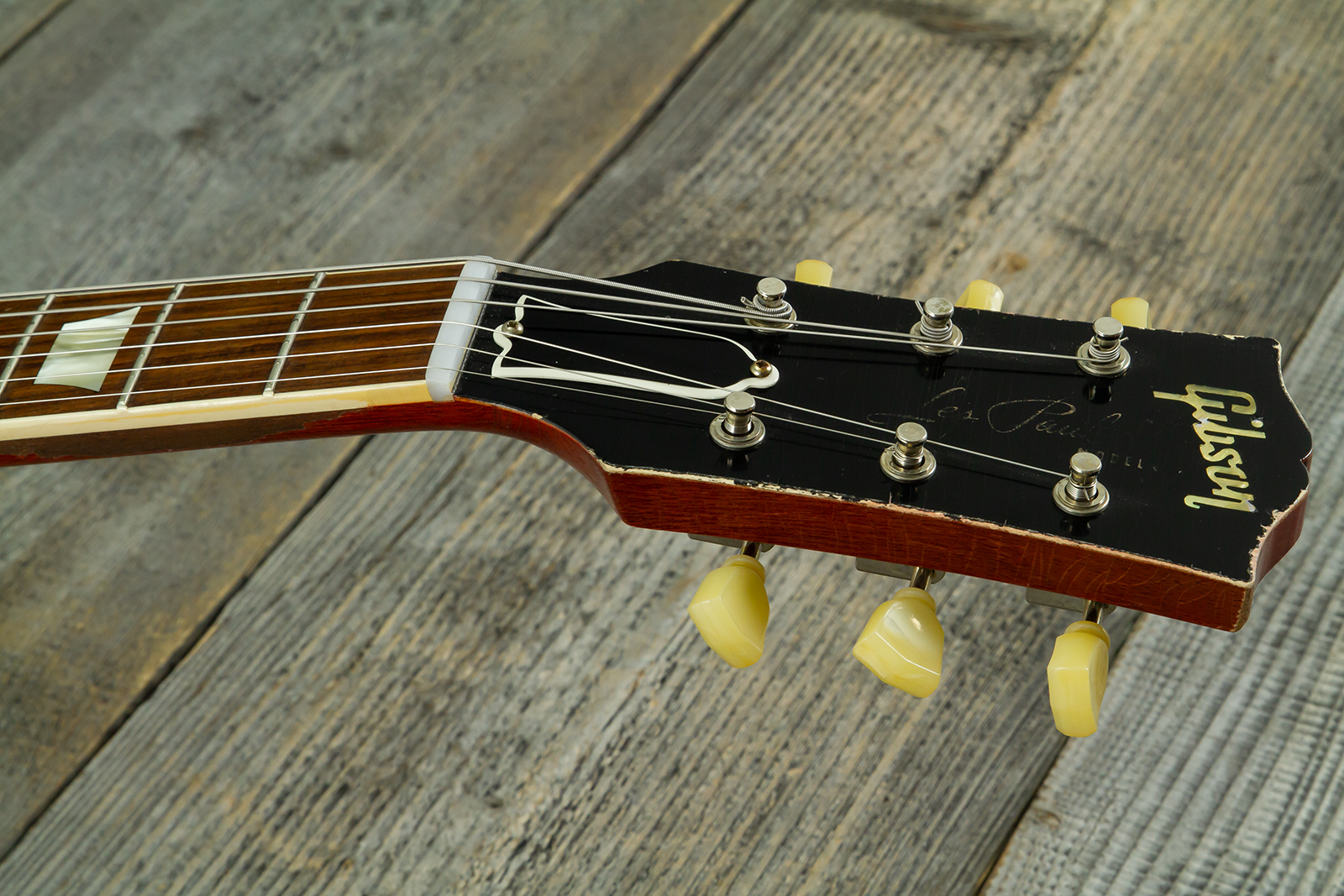 Gibson Custom Shop Les Paul Standard 1958 Reissue 2h Ht Rw #83205 - Murphy Lab Heavy Aged Lemon Burst - Single cut electric guitar - Variation 7