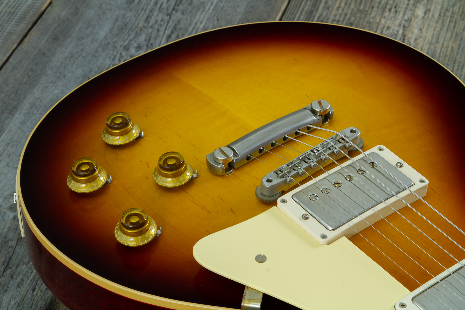 Gibson Custom Shop Les Paul Standard 1958 Reissue 2h Th Rw #831395 - Murphy Lab Ultra Light Aged Bourbon Burst - Single cut electric guitar - Variatio