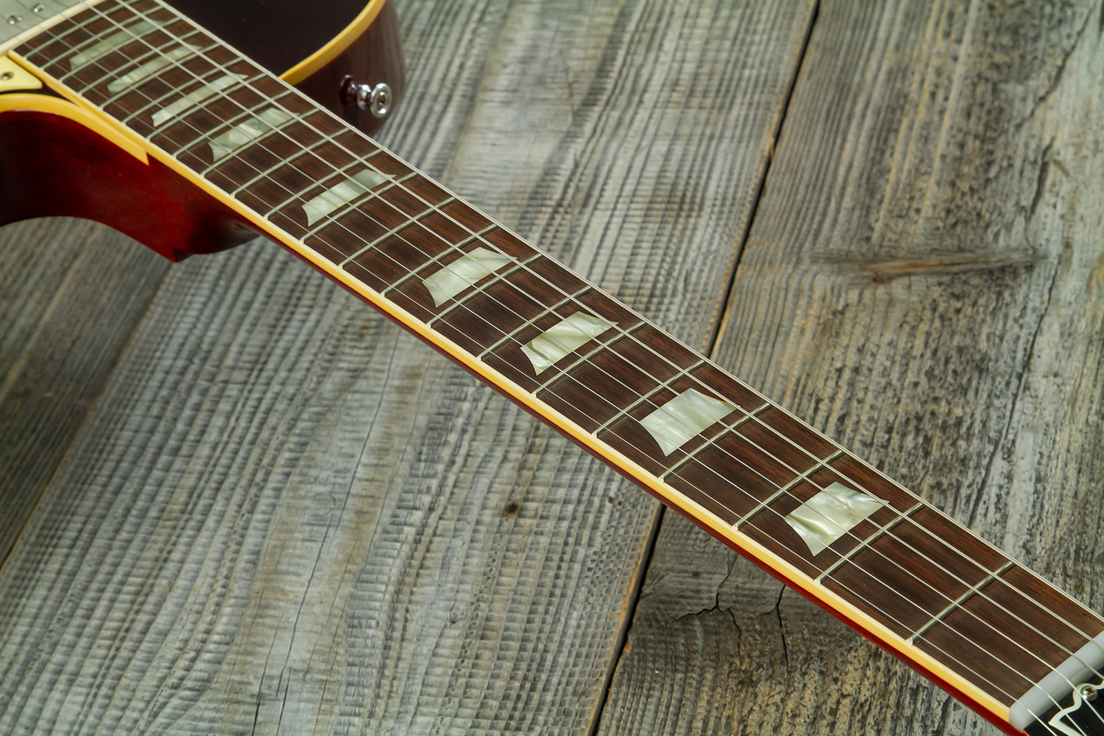 Gibson Custom Shop Les Paul Standard 1958 Reissue 2h Th Rw #831395 - Murphy Lab Ultra Light Aged Bourbon Burst - Single cut electric guitar - Variatio