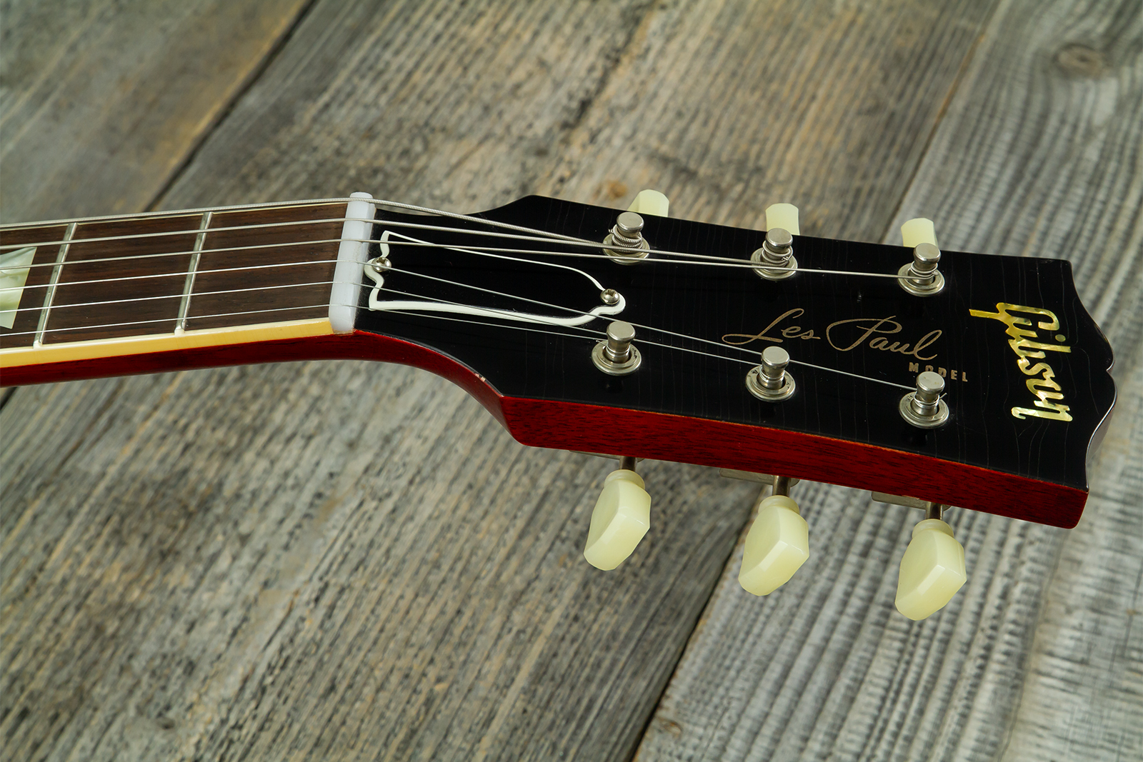 Gibson Custom Shop Les Paul Standard 1958 Reissue 2h Th Rw #831395 - Murphy Lab Ultra Light Aged Bourbon Burst - Single cut electric guitar - Variatio