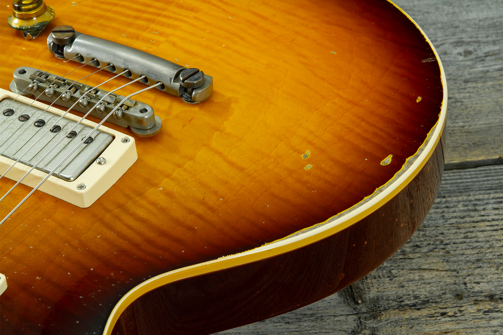 Gibson Custom Shop Les Paul Standard 1959 2h Ht Rw #961232 - Murphy Lab Aged Tobacco Sunburst - Single cut electric guitar - Variation 3