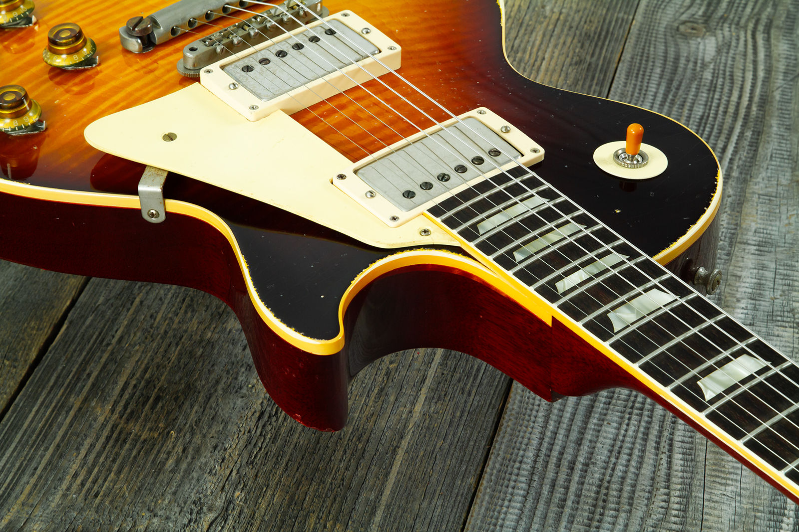 Gibson Custom Shop Les Paul Standard 1959 2h Ht Rw #961232 - Murphy Lab Aged Tobacco Sunburst - Single cut electric guitar - Variation 5