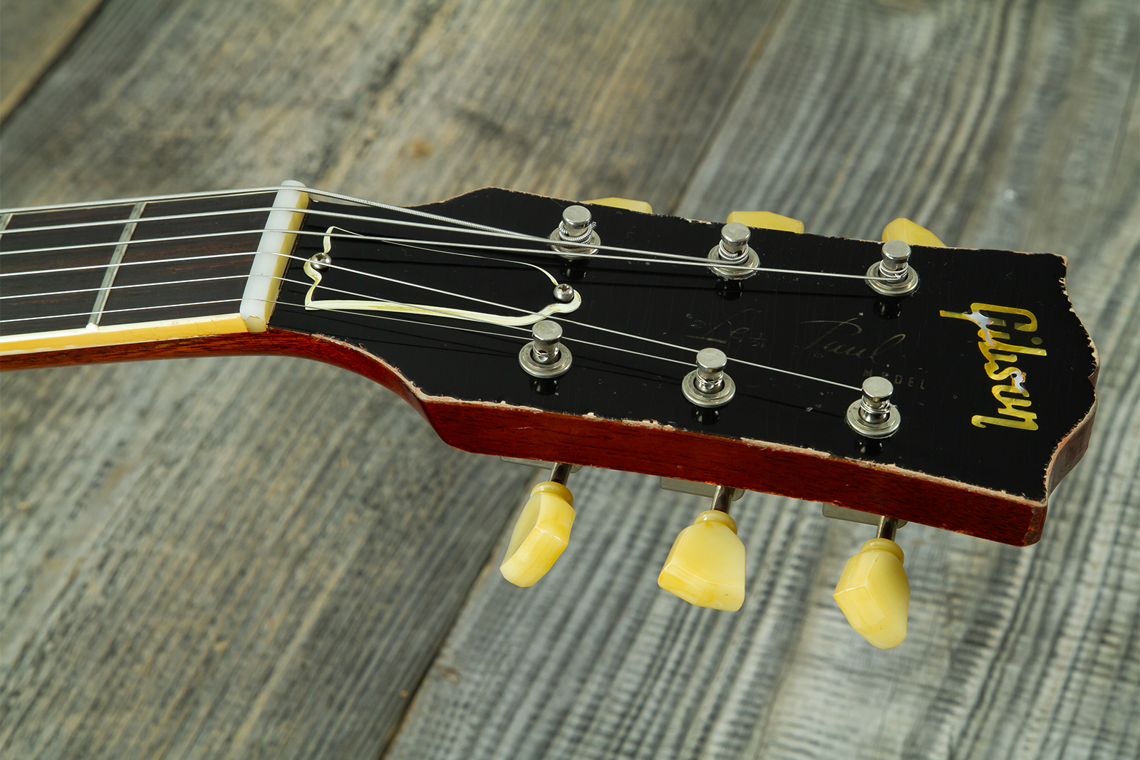 Gibson Custom Shop Les Paul Standard 1959 2h Ht Rw #961232 - Murphy Lab Aged Tobacco Sunburst - Single cut electric guitar - Variation 7