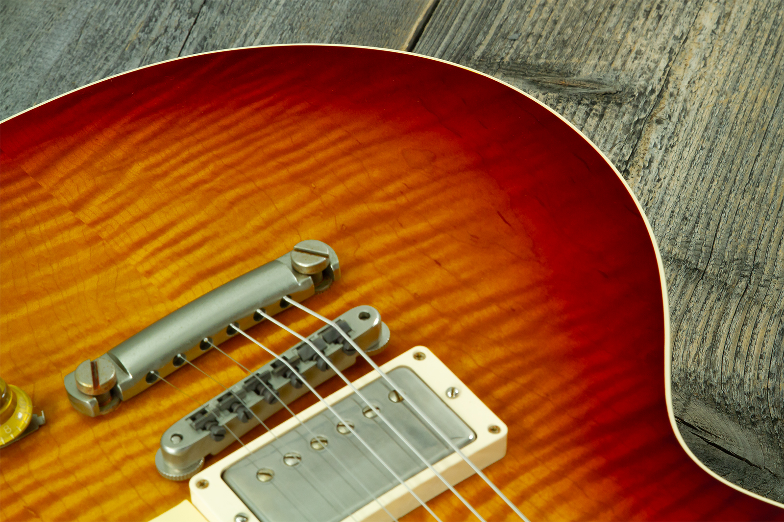 Gibson Custom Shop Les Paul Standard 1959 2h Ht Rw #982048 - Vos Vintage Cherry Sunburst - Single cut electric guitar - Variation 3