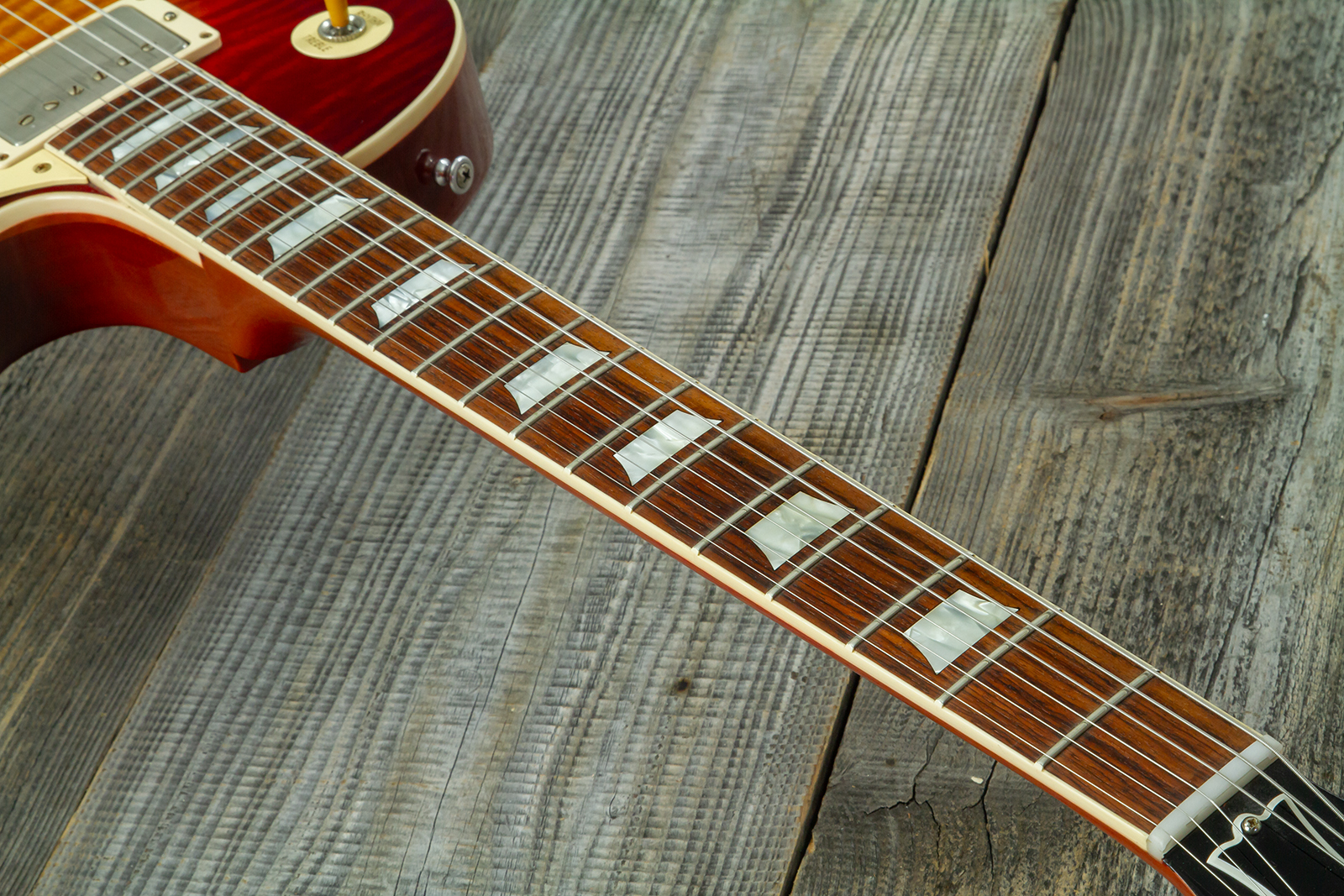 Gibson Custom Shop Les Paul Standard 1959 2h Ht Rw #982048 - Vos Vintage Cherry Sunburst - Single cut electric guitar - Variation 5