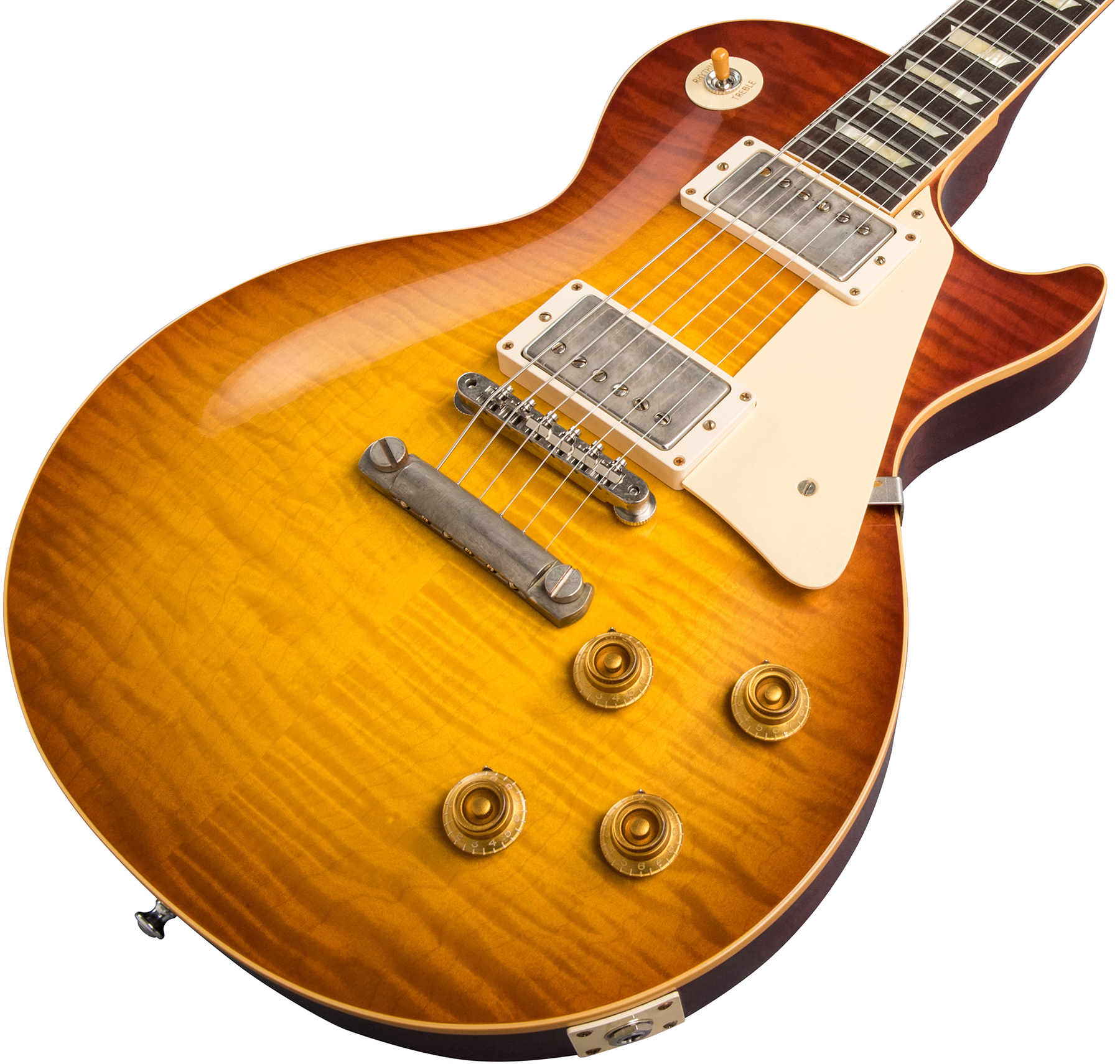 Gibson Custom Shop Les Paul Standard 1959 60th Anniversary Bolivian Rw - Vos Orange Sunset Fade - Single cut electric guitar - Variation 3