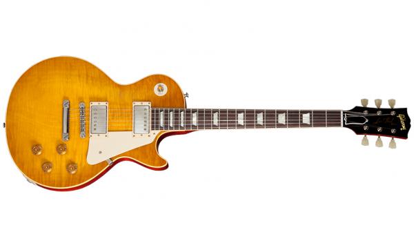 Solid body electric guitar Gibson Custom Shop Les Paul Standard 1959 Reissue #942678 - vos lemon burst