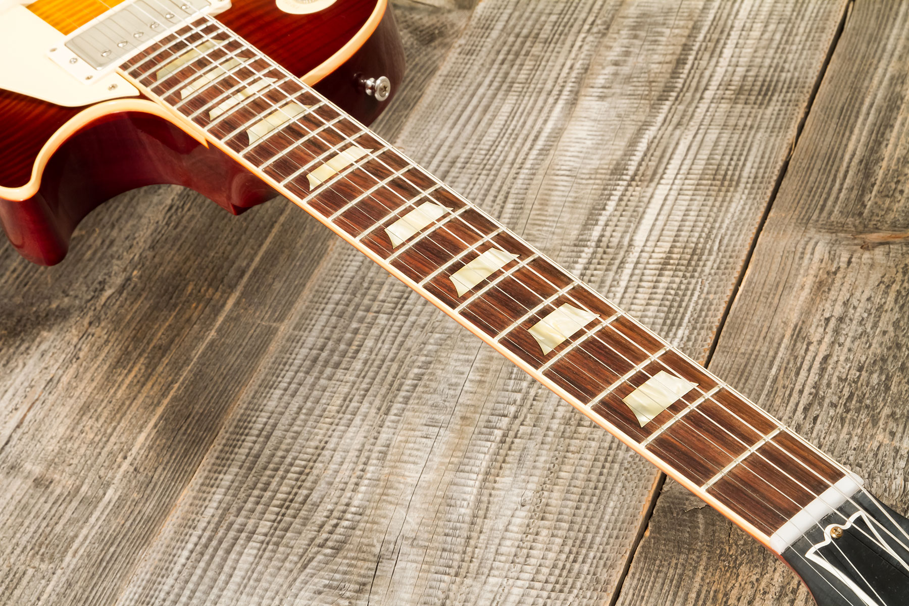 Gibson Custom Shop Les Paul Standard 1959 Reissue 2h Ht Rw #912456 - Vos Iced Tea Burst - Single cut electric guitar - Variation 8