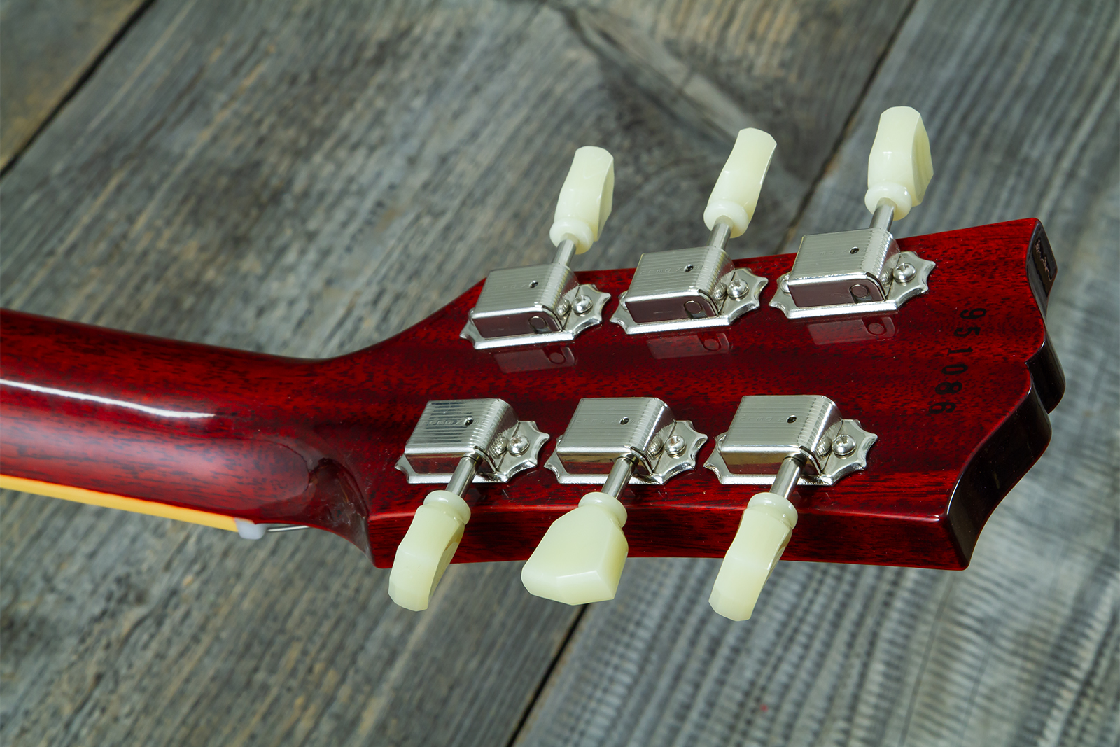 Gibson Custom Shop Les Paul Standard 1959 Reissue 2h Ht Rw #951086 - Vos Iced Tea Burst - Single cut electric guitar - Variation 12