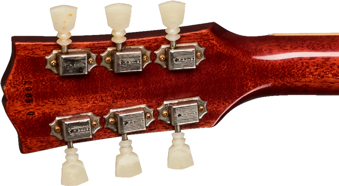 Gibson Custom Shop Les Paul Standard 1960 Reissue 2h Ht Rw #04234 - Vos Tangerine Burst - Single cut electric guitar - Variation 3