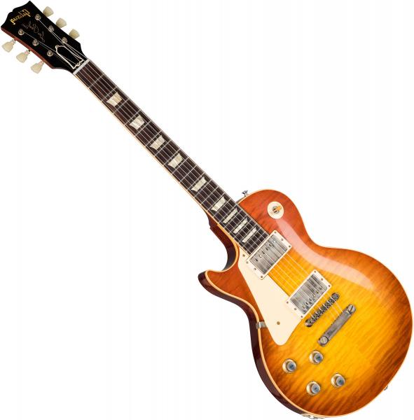 Solid body electric guitar Gibson Custom Shop 1960 Les Paul Standard Reissue LH - Vos tangerine burst