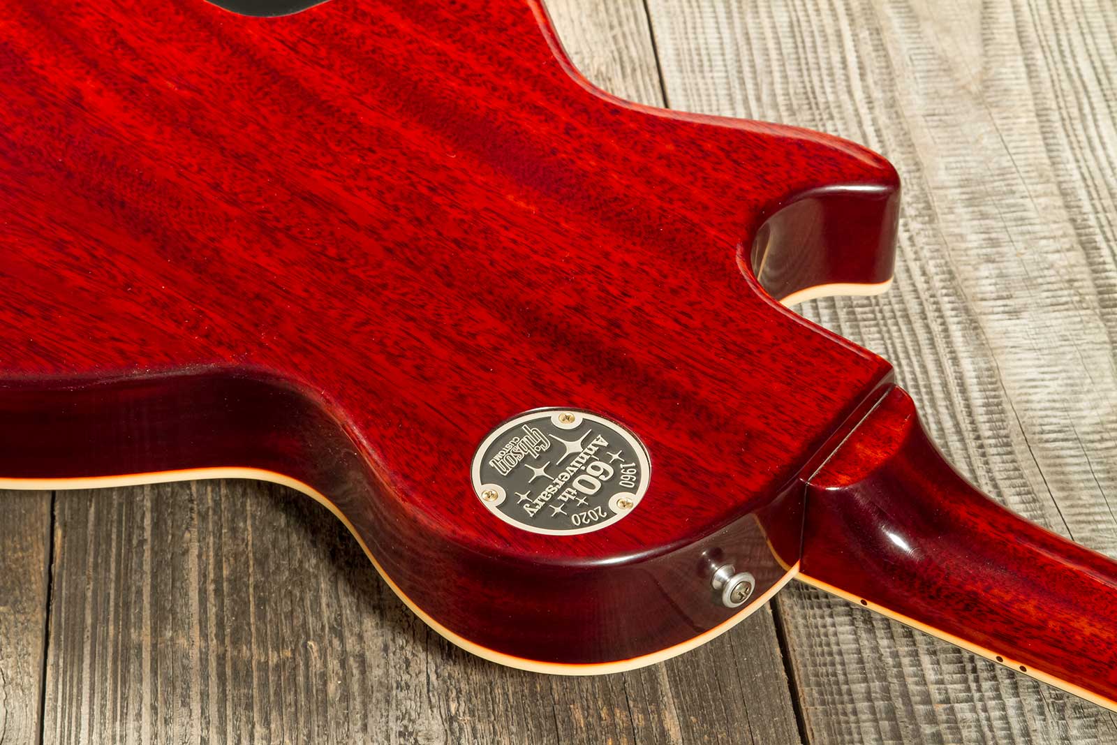 Gibson Custom Shop Les Paul Standard 1960 V2 60th Anniversary 2h Ht Rw #0600 - Vos Orange Lemon Fade - Single cut electric guitar - Variation 6