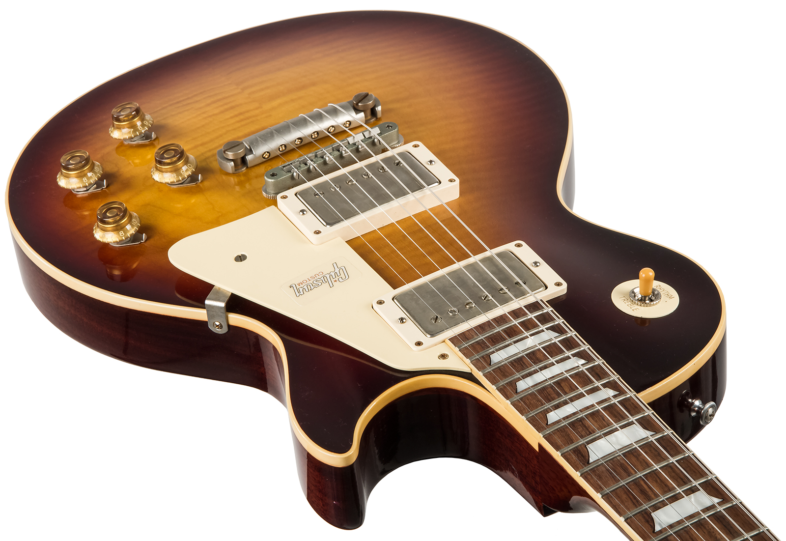 Gibson Custom Shop Les Paul Standard Burstdriver 2h Ht Rw #871301 - Vos Havana Fade - Single cut electric guitar - Variation 2