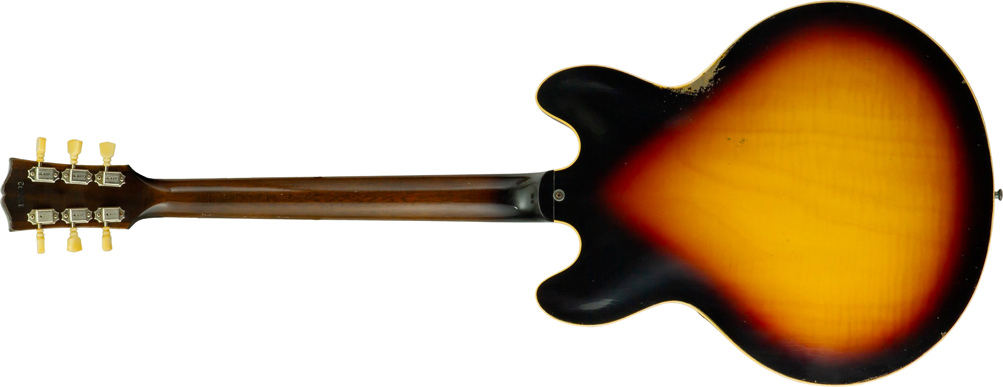 Gibson Custom Shop M2m Es335 1964 Reissue 2h Ht Rw #150092 - Murphy Lab Light Aged Vintage Burst - Semi-hollow electric guitar - Variation 1