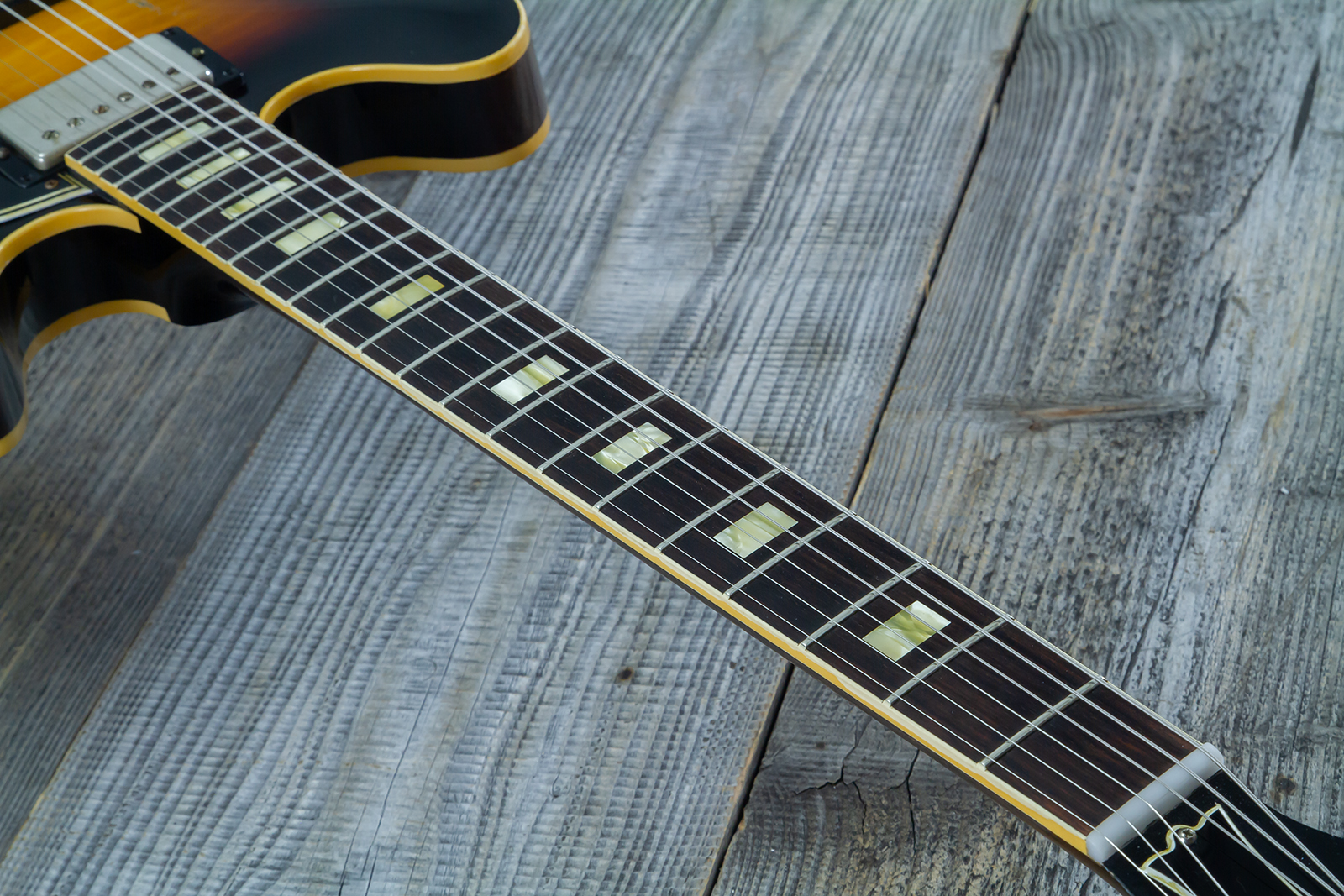 Gibson Custom Shop M2m Es335 1964 Reissue 2h Ht Rw #150092 - Murphy Lab Light Aged Vintage Burst - Semi-hollow electric guitar - Variation 5