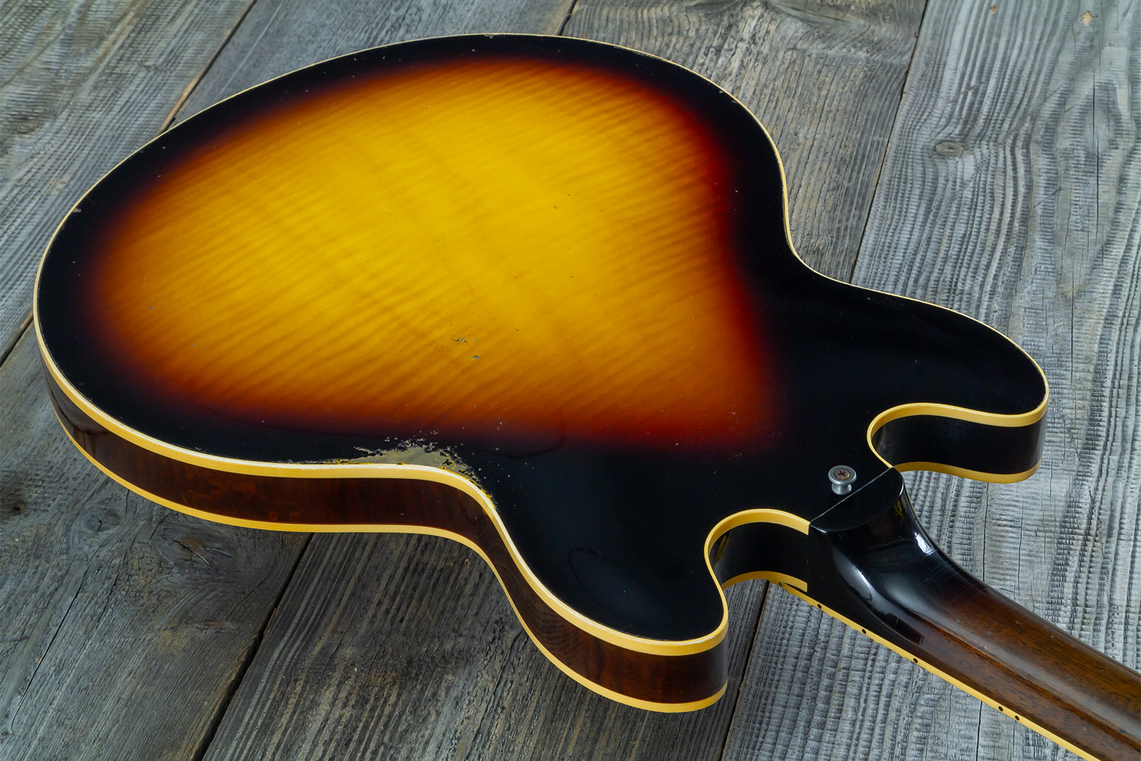 Gibson Custom Shop M2m Es335 1964 Reissue 2h Ht Rw #150092 - Murphy Lab Light Aged Vintage Burst - Semi-hollow electric guitar - Variation 7