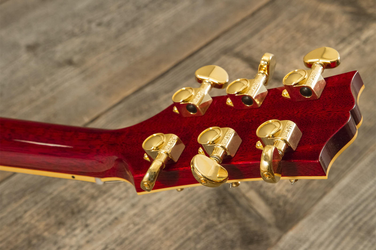 Gibson Custom Shop M2m Es355 1959 Bigsby Custom Made Plate 2h Trem Eb #a950134 - Vos 60s Cherry - Semi-hollow electric guitar - Variation 11
