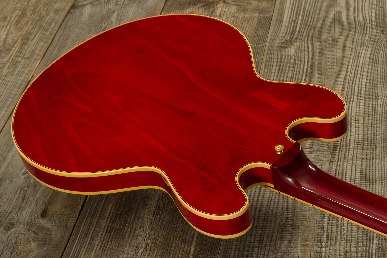 Gibson Custom Shop M2m Es355 1959 Bigsby Custom Made Plate 2h Trem Eb #a950134 - Vos 60s Cherry - Semi-hollow electric guitar - Variation 7