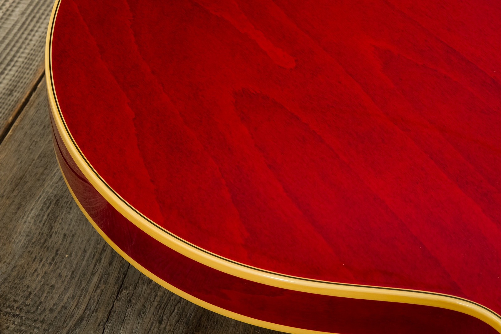 Gibson Custom Shop M2m Es355 1959 Bigsby Custom Made Plate 2h Trem Eb #a950134 - Vos 60s Cherry - Semi-hollow electric guitar - Variation 8