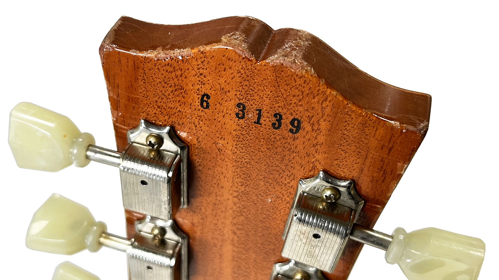Gibson Custom Shop M2m Les Paul 1956 2h Ht Rw #63139 - Murphy Lab Light Aged Antique Gold - Single cut electric guitar - Variation 5