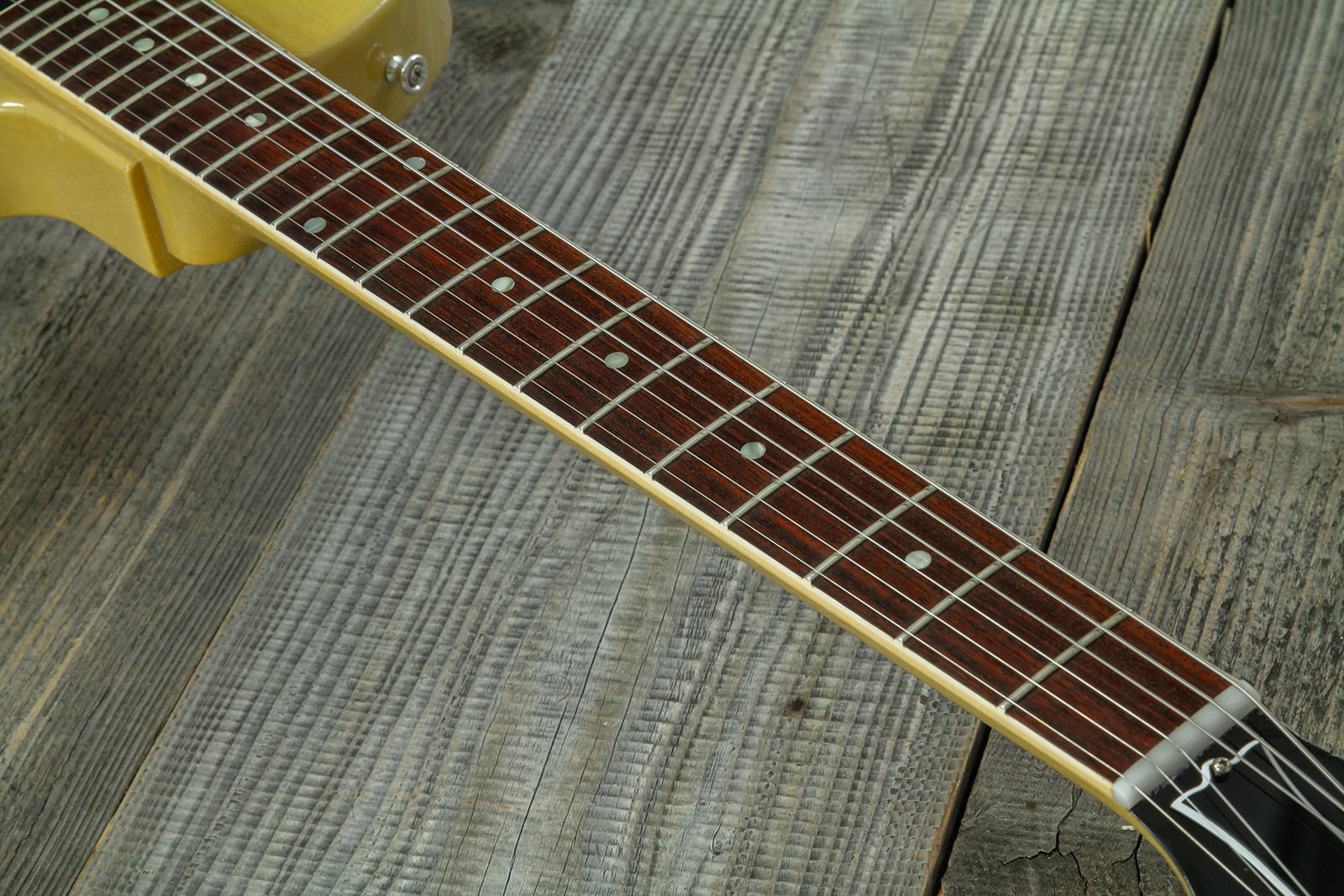 Gibson Custom Shop M2m Les Paul Special 1957 Single Cut Reissue P90 Ht Rw #70554 - Light Aged Tv - Single cut electric guitar - Variation 13